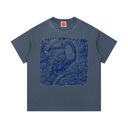 Vintage Botanical Bird Tee