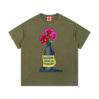 Cerveza Bloom Bottle Tee