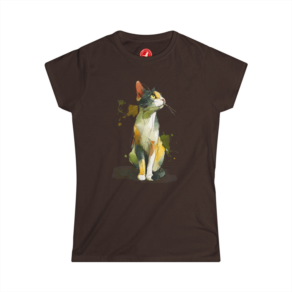 Watercolor Cat Graphic Tee