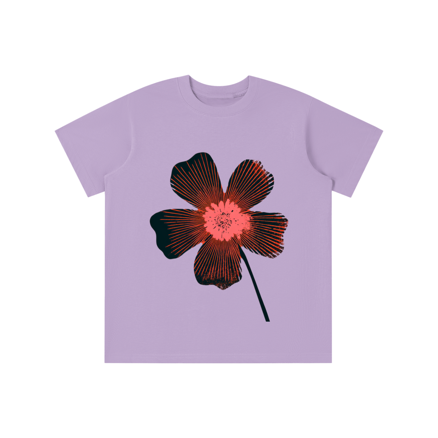 Retro Bloom graphic t-shirt featuring vintage floral artwork inspired by retro design and botanical illustration.