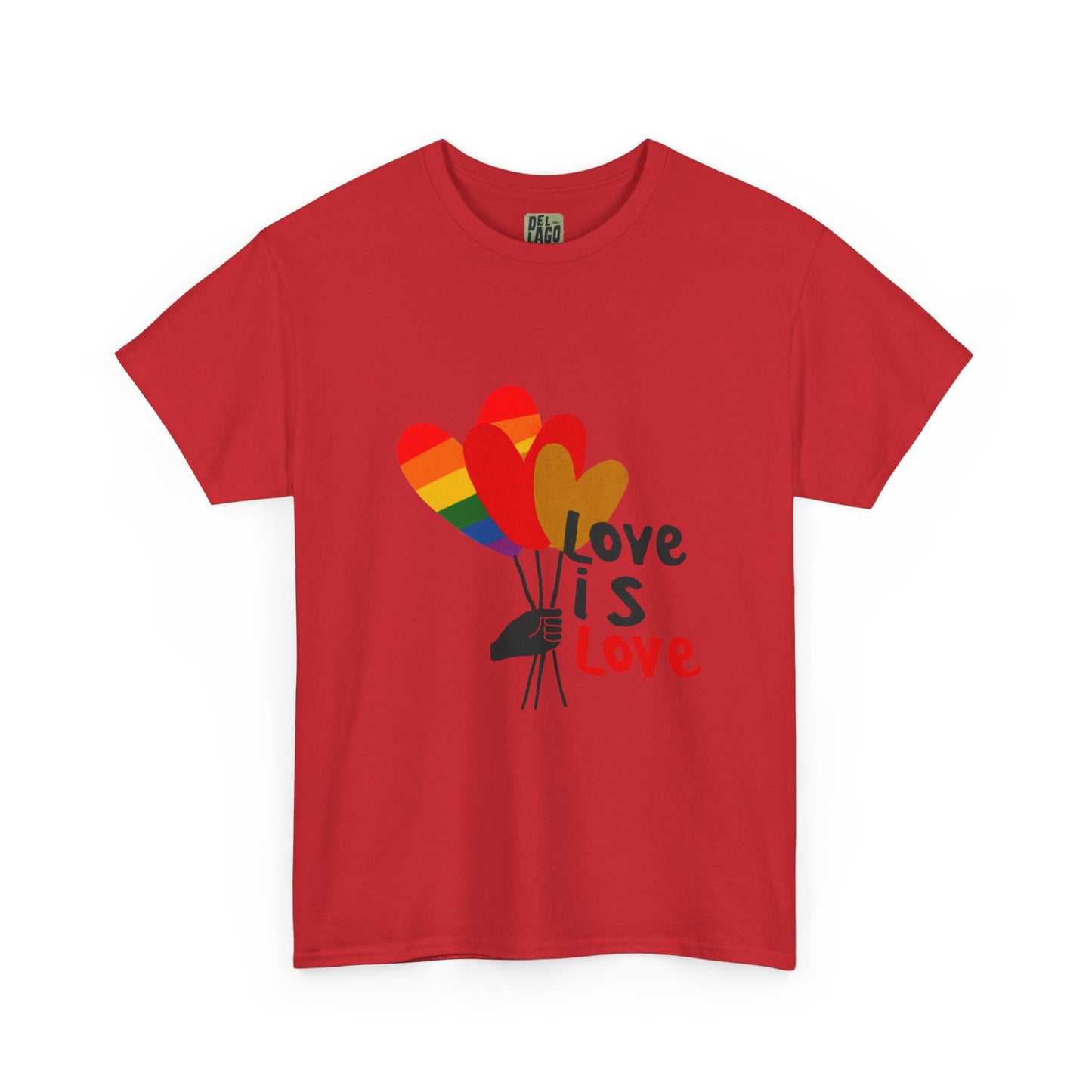 "Love is Love" Heart Balloon T-Shirt – Celebrate Pride & Unity image 11