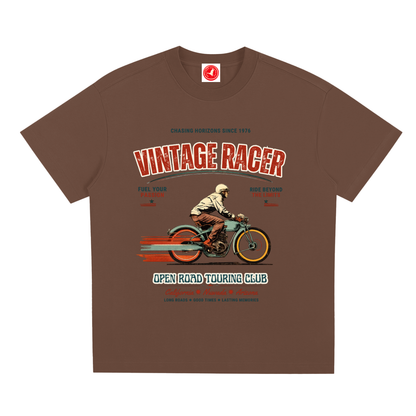 Vintage Racer Tee – Open Road Touring Club Graphic T-Shirt