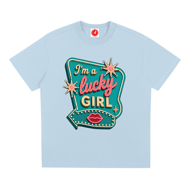 Lucky Girl Oversized  Sonora Tee