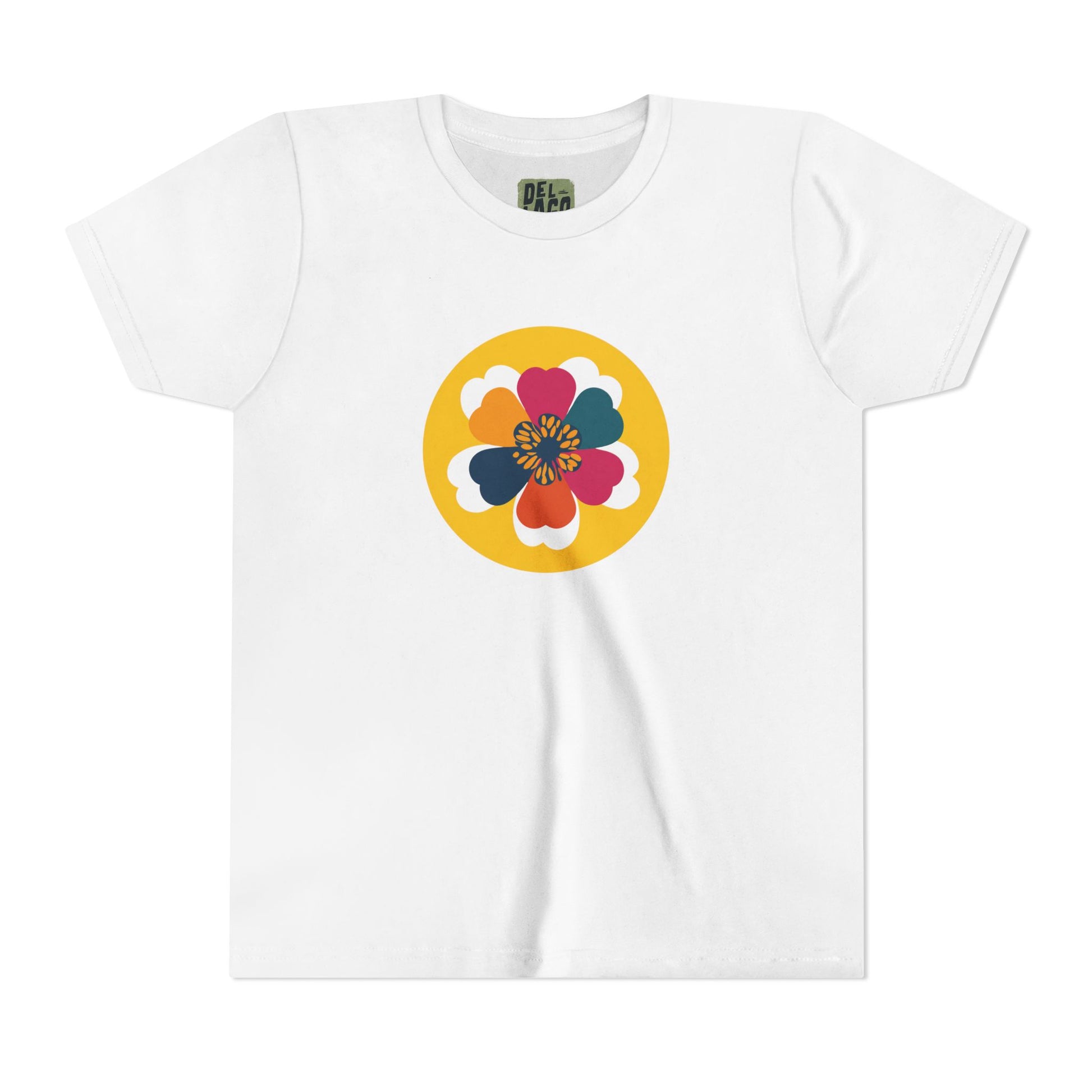 Youth Short Sleeve Flower Tee image 5