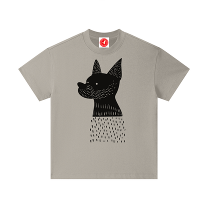 Abstract Dog Graphic