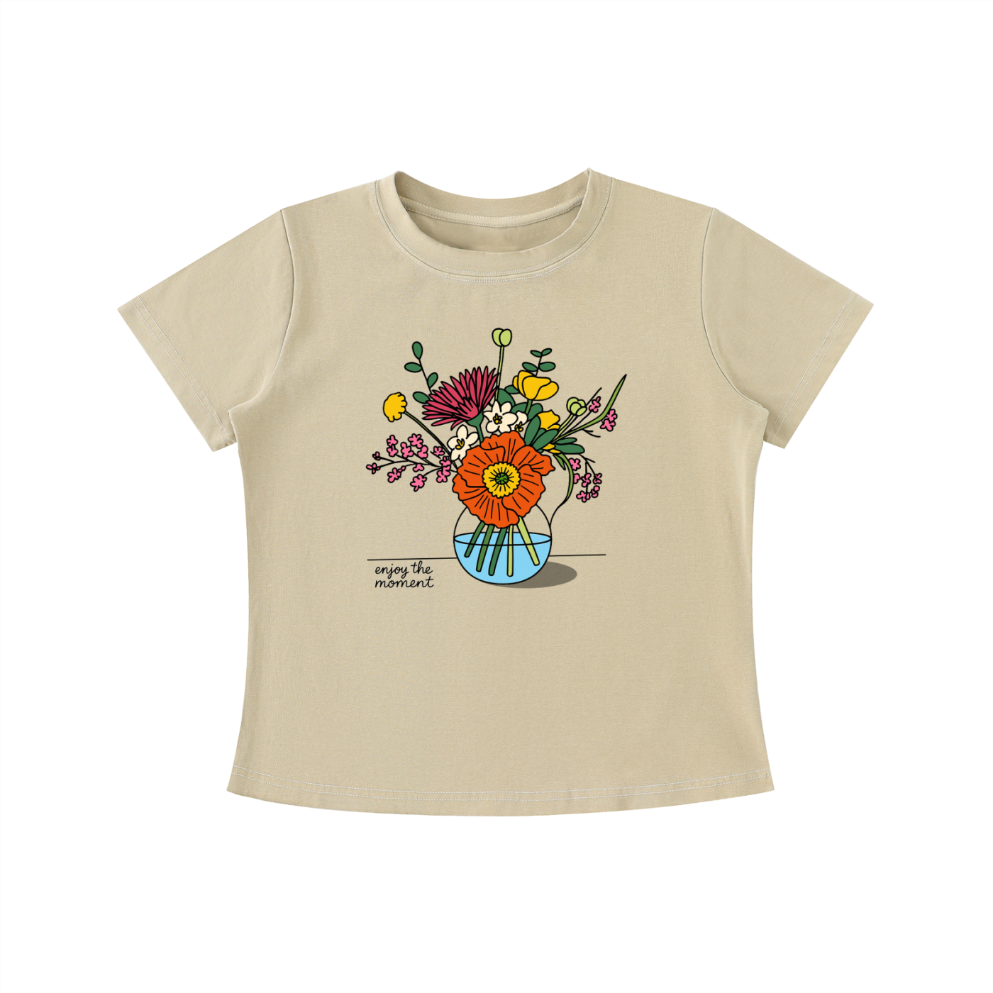 Enjoy the Moment Floral Tee