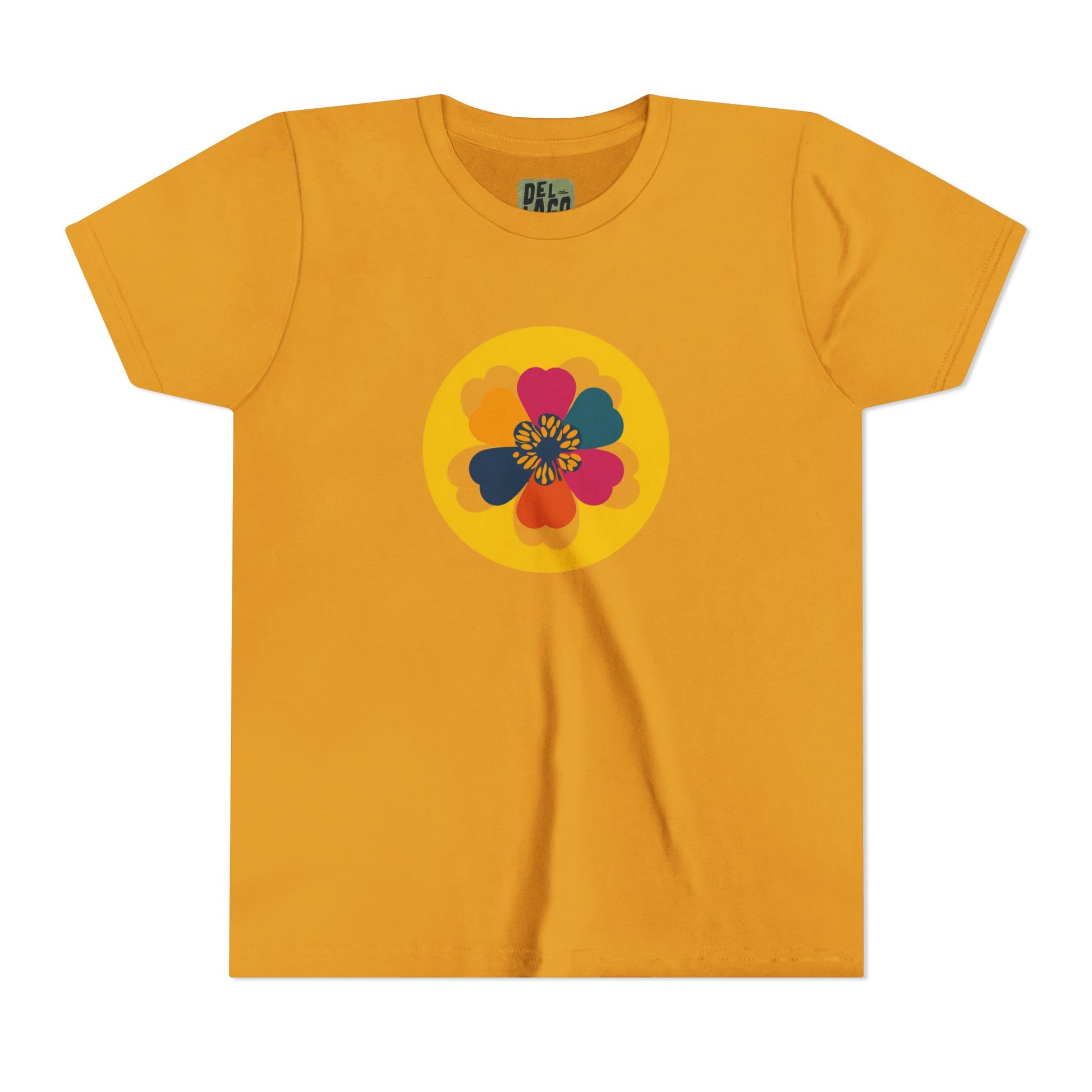 Youth Short Sleeve Flower Tee image 3