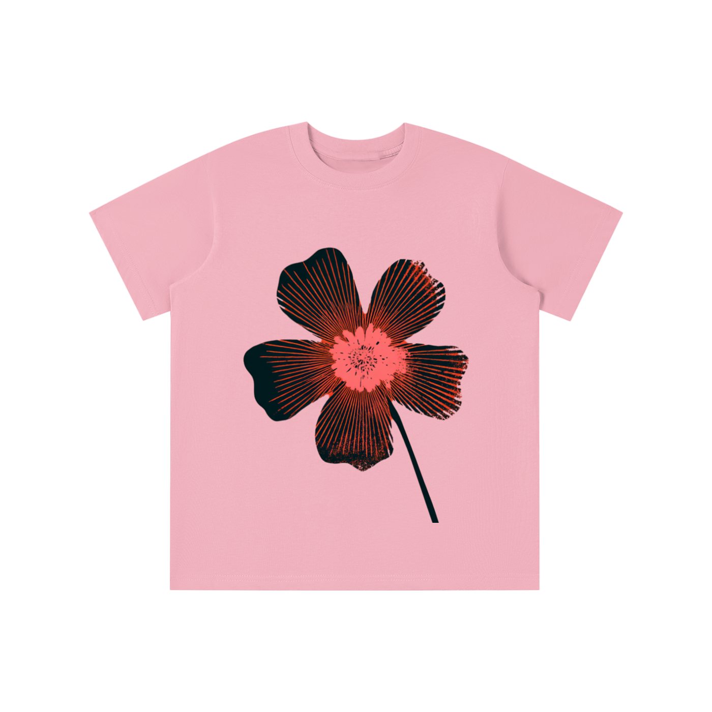 Retro Bloom graphic t-shirt featuring vintage floral artwork inspired by retro design and botanical illustration.