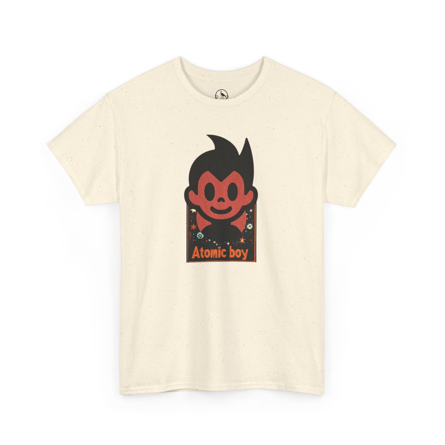 Atomic Boy Unisex Heavy Cotton Tee - Retro Cartoon Graphic T-Shirt image 6