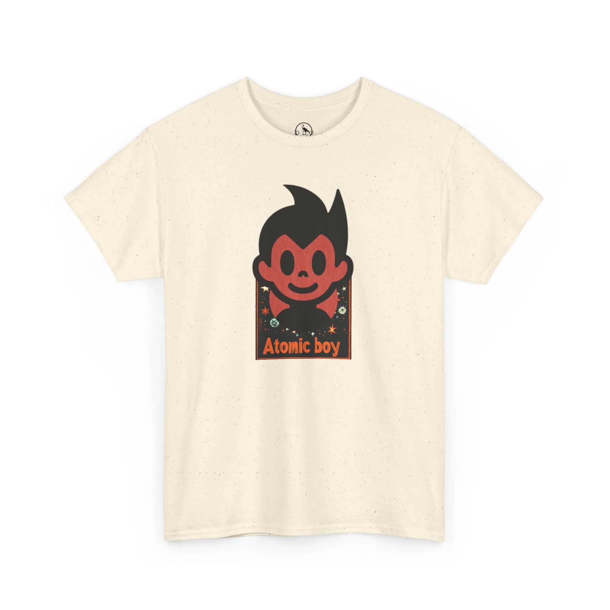 Atomic Boy Unisex Heavy Cotton Tee - Retro Cartoon Graphic T-Shirt image 6