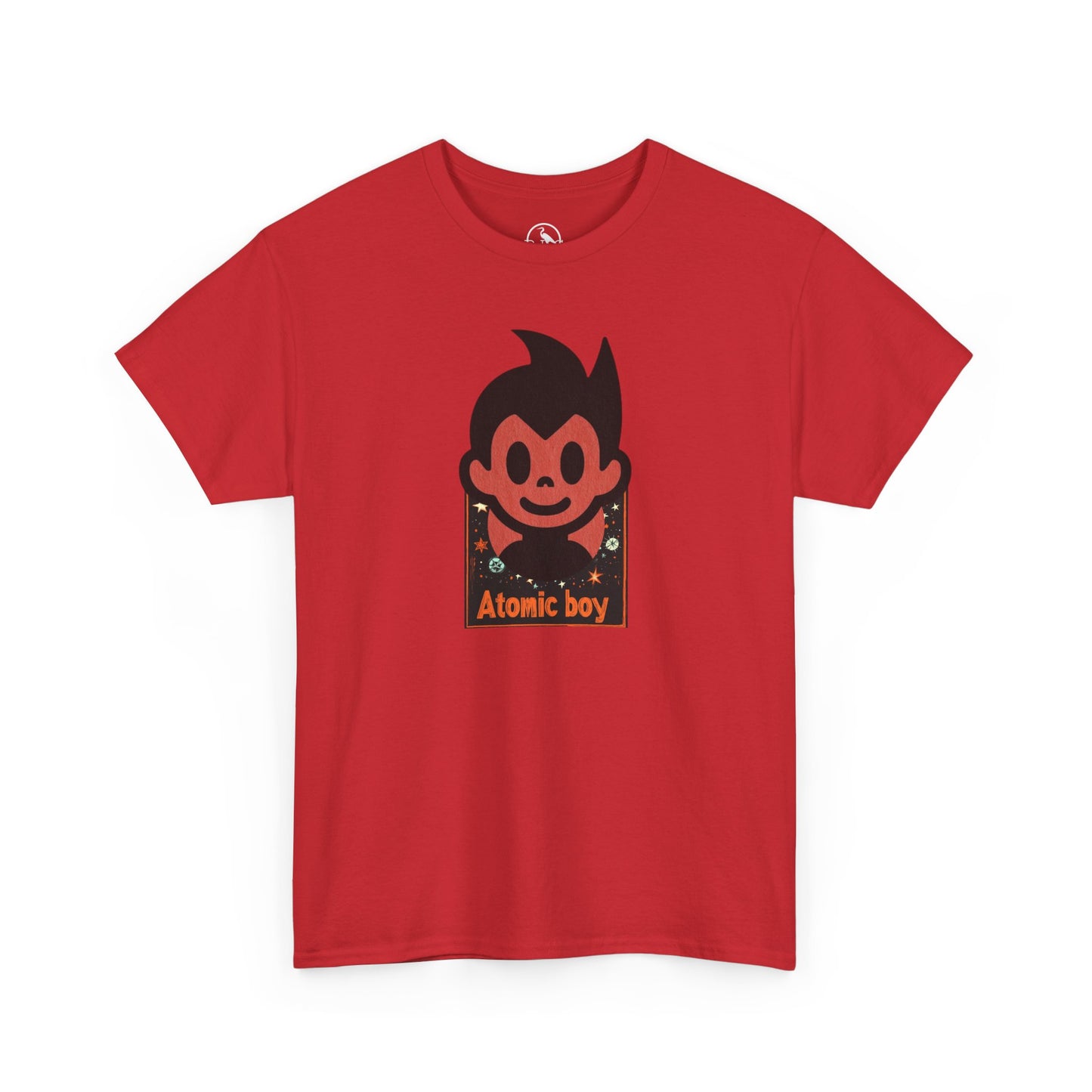 Atomic Boy Unisex Heavy Cotton Tee - Retro Cartoon Graphic T-Shirt