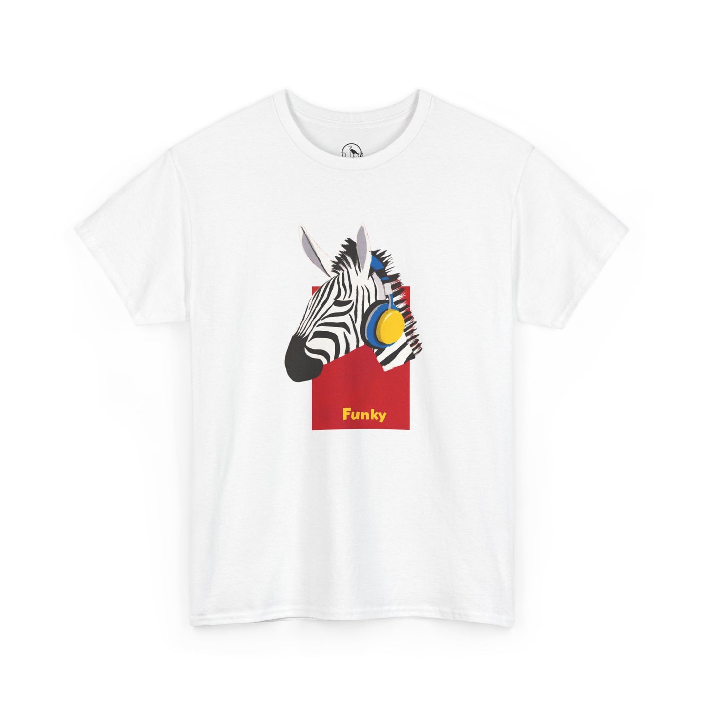 Funky Zebra Unisex Heavy Cotton Tee