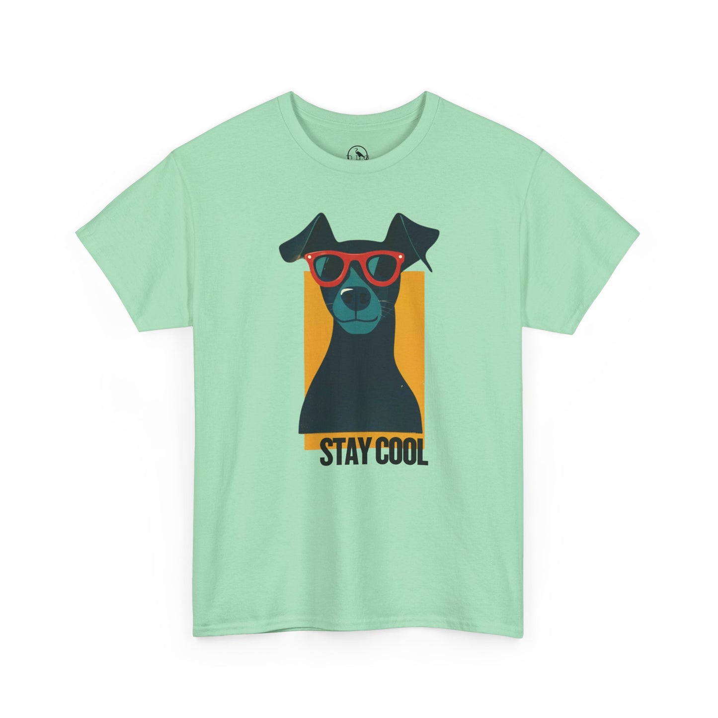 Stay Cool Dog Unisex Heavy Cotton Tee - Fun & Stylish Pet Lover Shirt