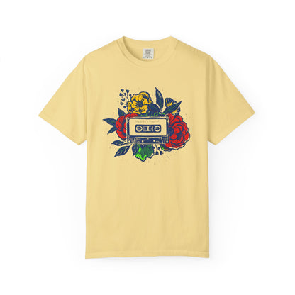Floral Cassette Graphic Tee