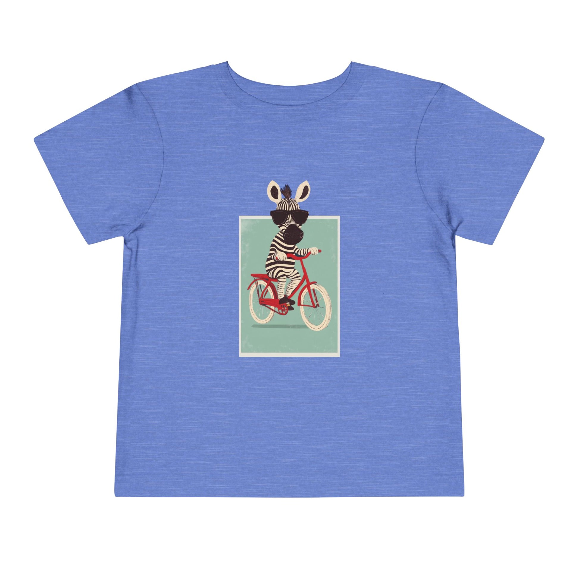 🚴‍♂️🦓 Whimsical Zebra on a Bike Toddler Tee image 5