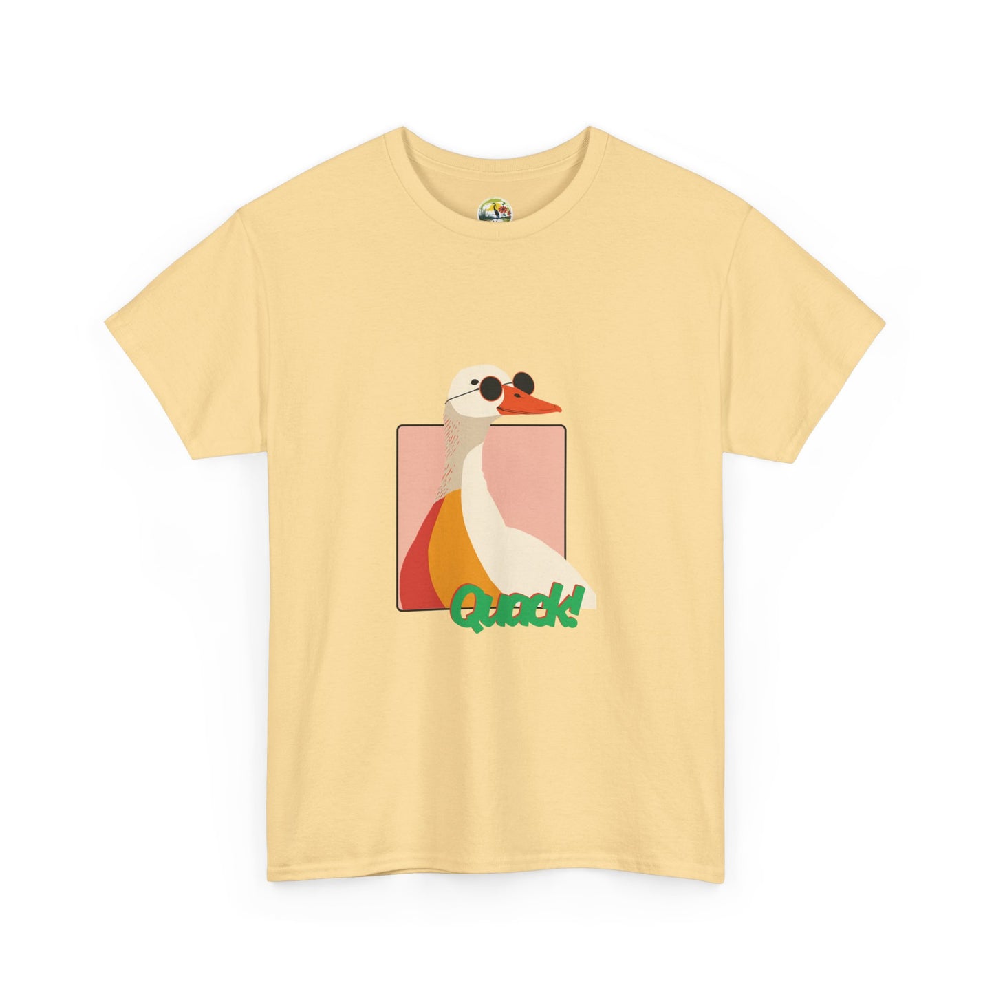 "Quack!" Quirky Duck Graphic Tee image 0