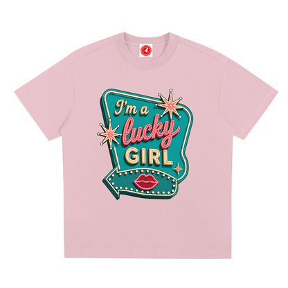 Lucky Girl Oversized  Sonora Tee