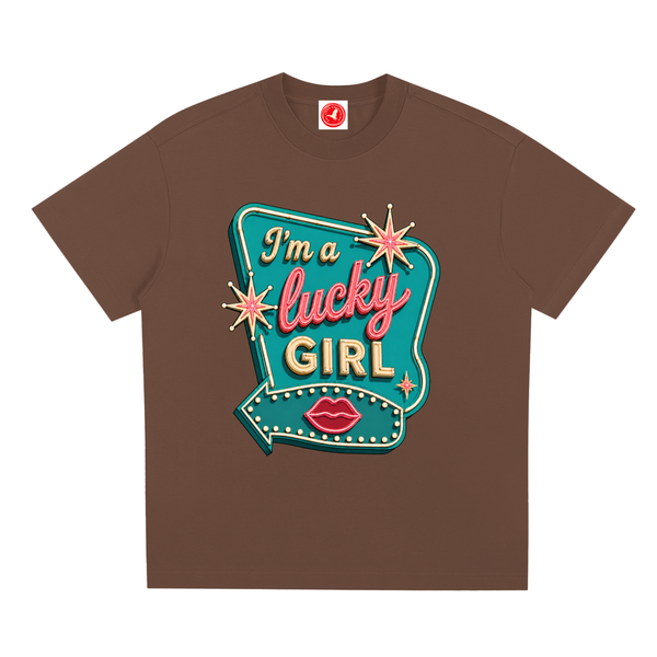 Lucky Girl Oversized  Sonora Tee