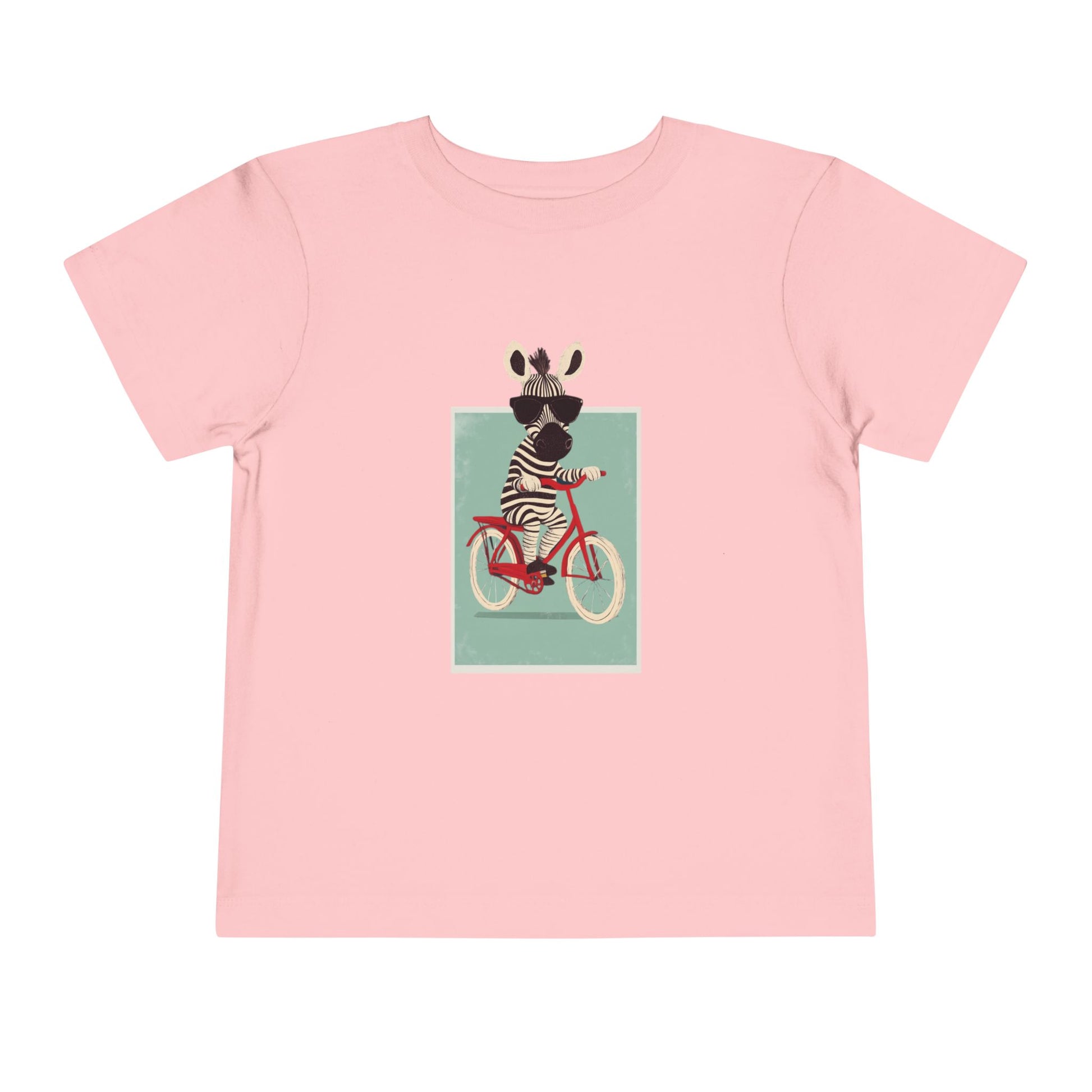 🚴‍♂️🦓 Whimsical Zebra on a Bike Toddler Tee image 10