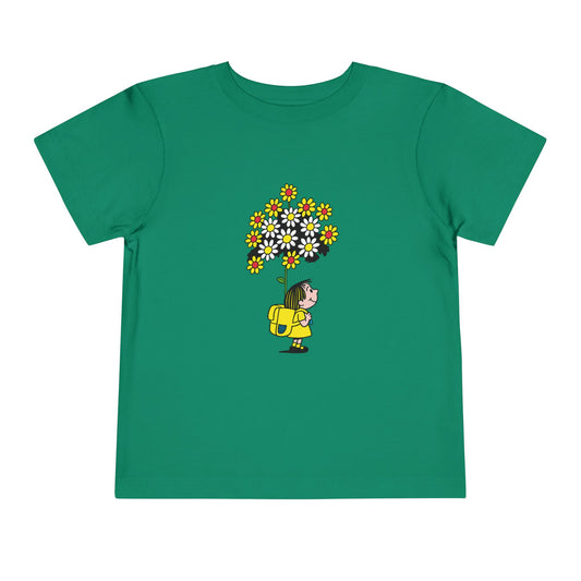 “Backpack Bouquet” Toddler Tee image 0