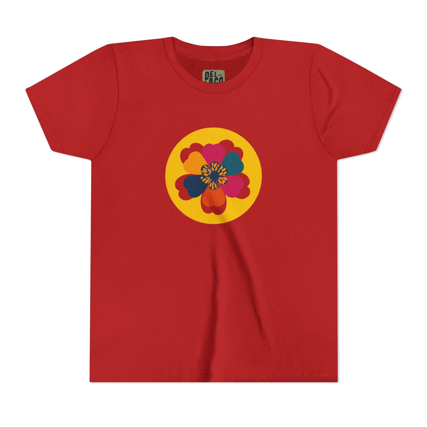 Youth Short Sleeve Flower Tee image 8