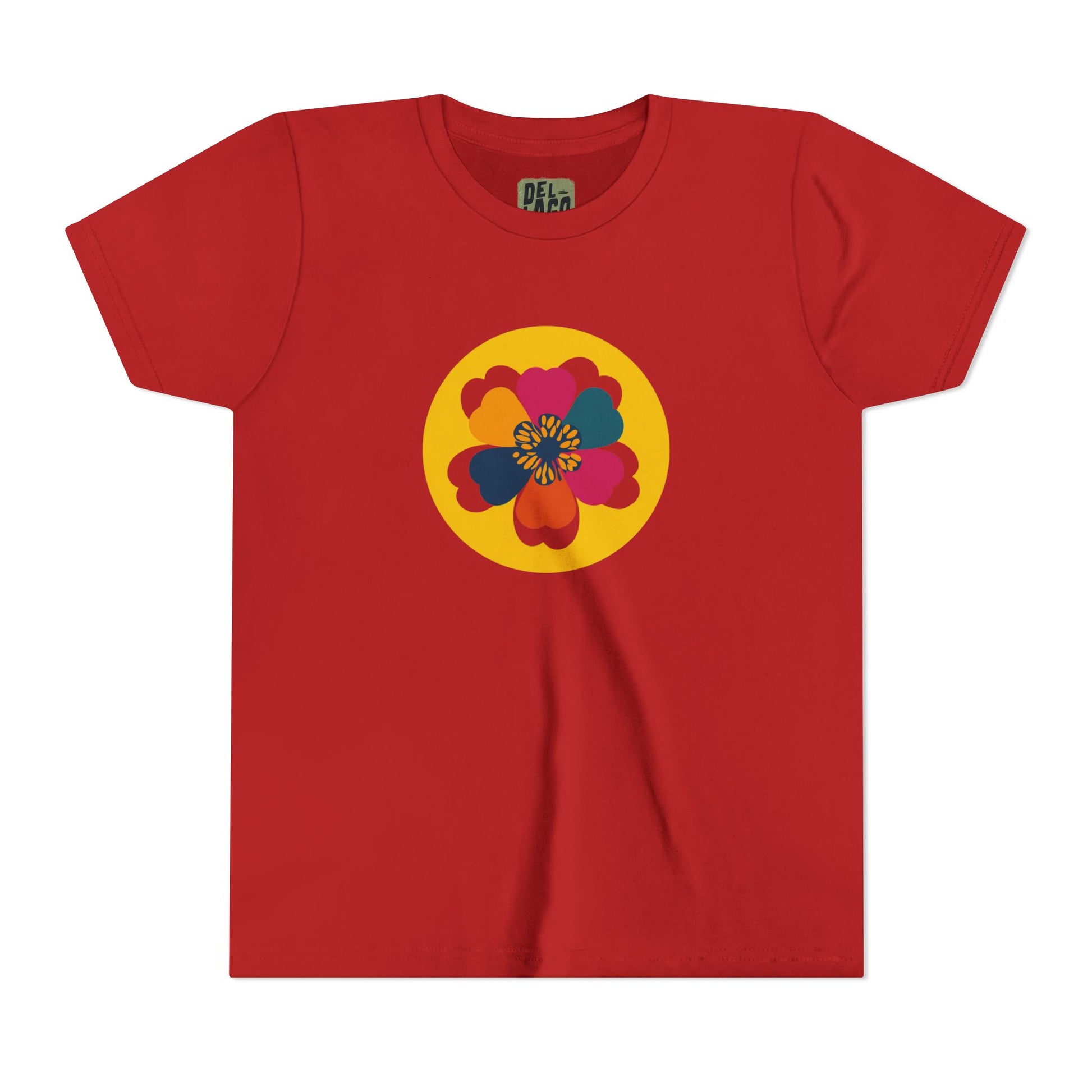 Youth Short Sleeve Flower Tee image 8