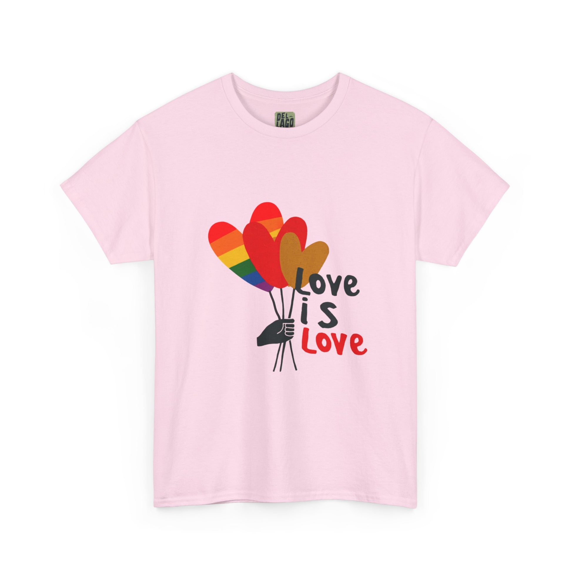 "Love is Love" Heart Balloon T-Shirt – Celebrate Pride & Unity image 13