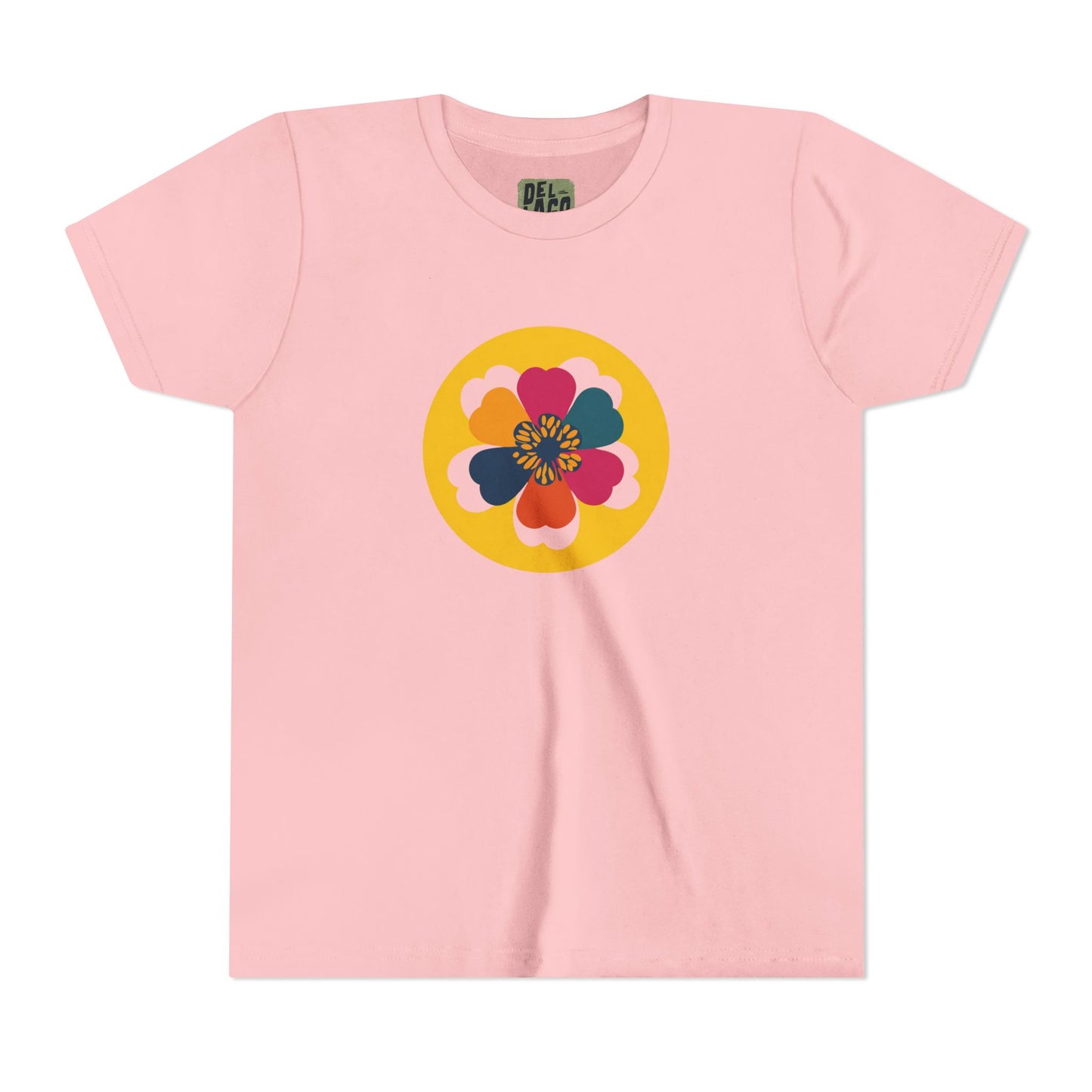 Youth Short Sleeve Flower Tee image 6