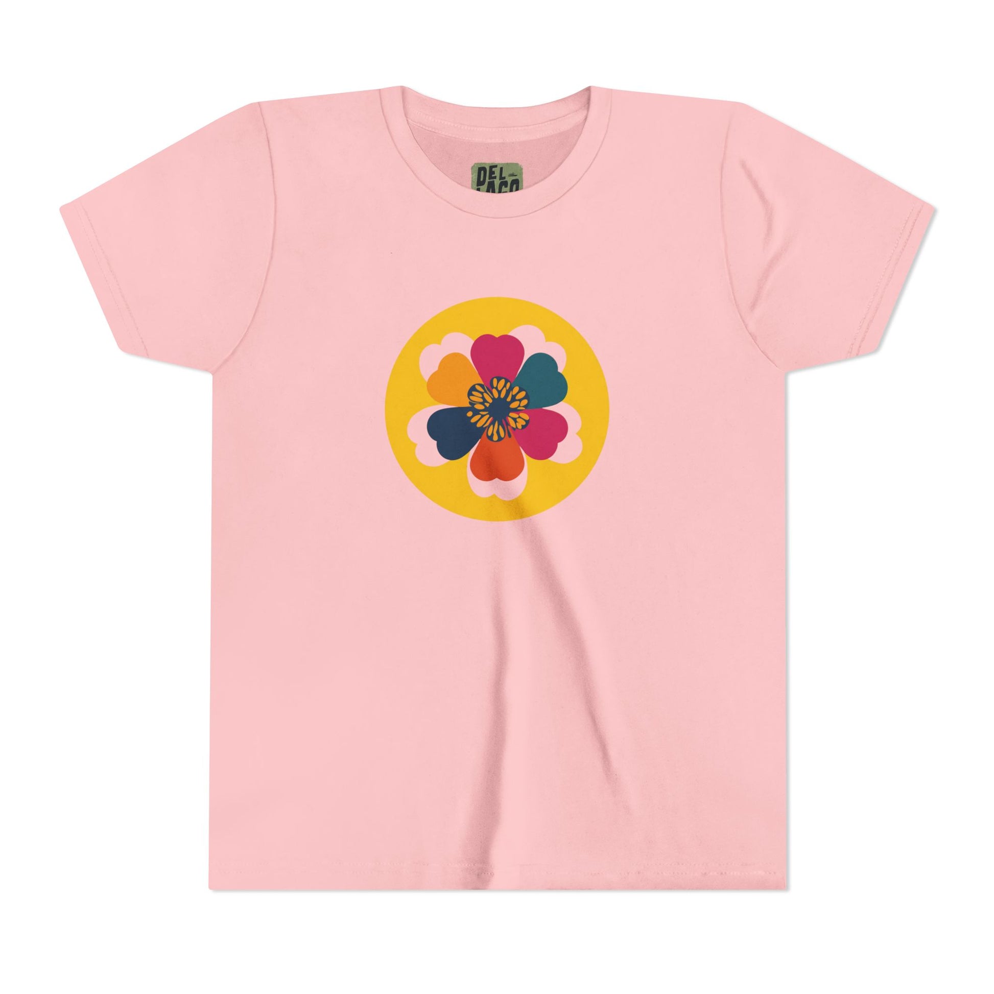 Youth Short Sleeve Flower Tee image 6