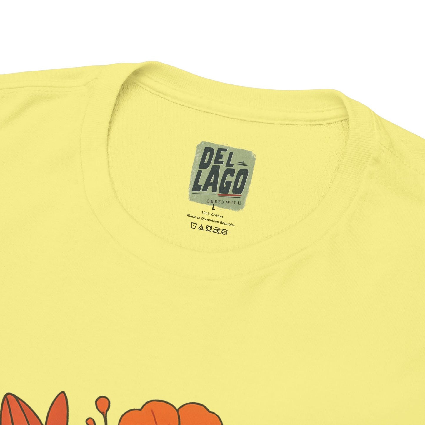 Vintage Floral Boombox Unisex Heavy Cotton Tee