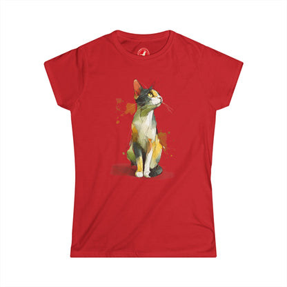 Watercolor Cat Graphic Tee