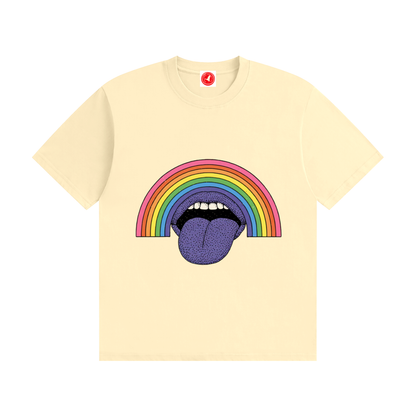 Good Vibes Seamless Cotton T-Shirt