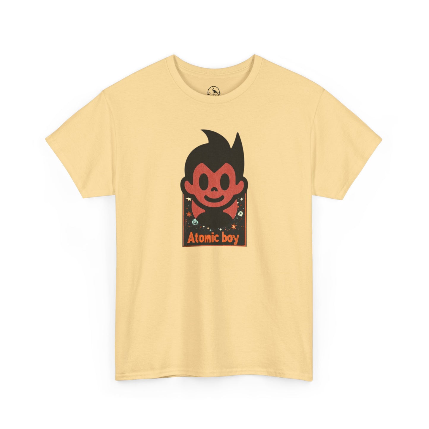 Atomic Boy Unisex Heavy Cotton Tee - Retro Cartoon Graphic T-Shirt
