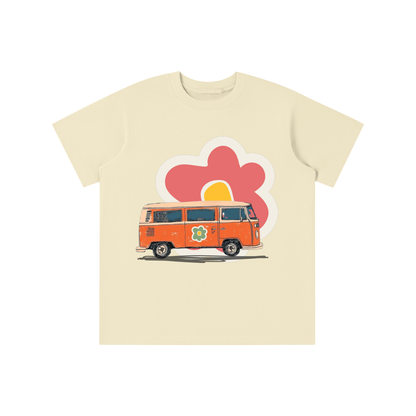 Retro Flower Van