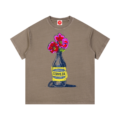 Cerveza Bloom Bottle Tee