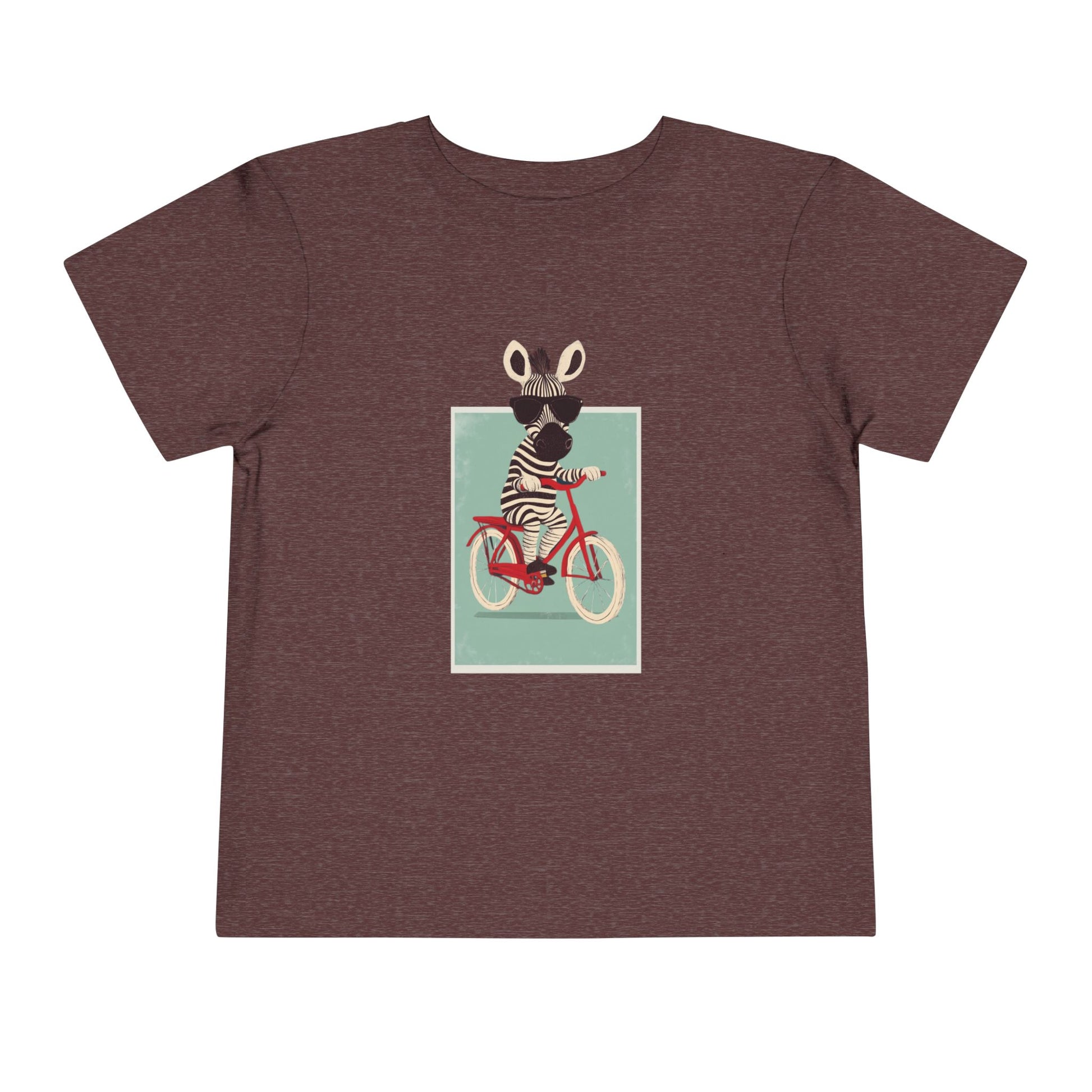🚴‍♂️🦓 Whimsical Zebra on a Bike Toddler Tee image 14