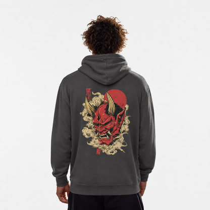Oni Mask Graphic Hoodie