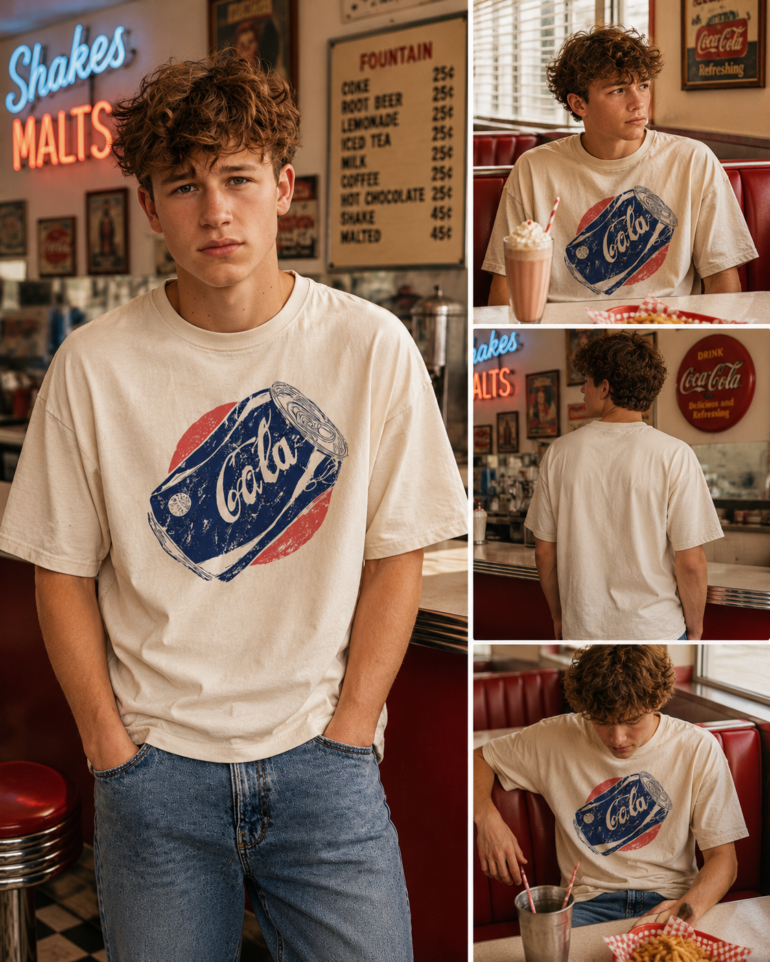 Vintage Cola Can Tee