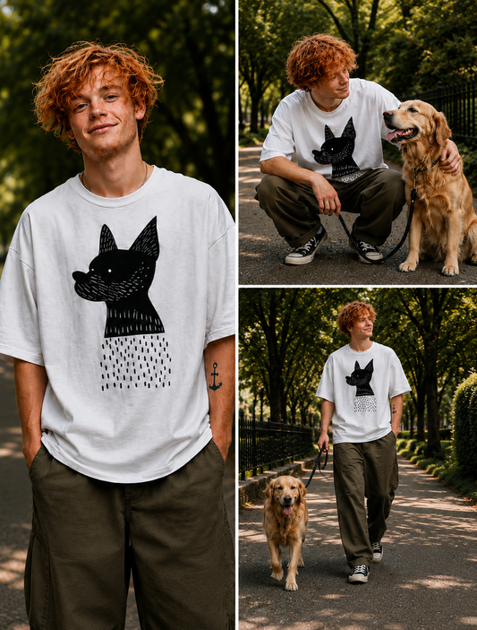 Abstract Dog Graphic