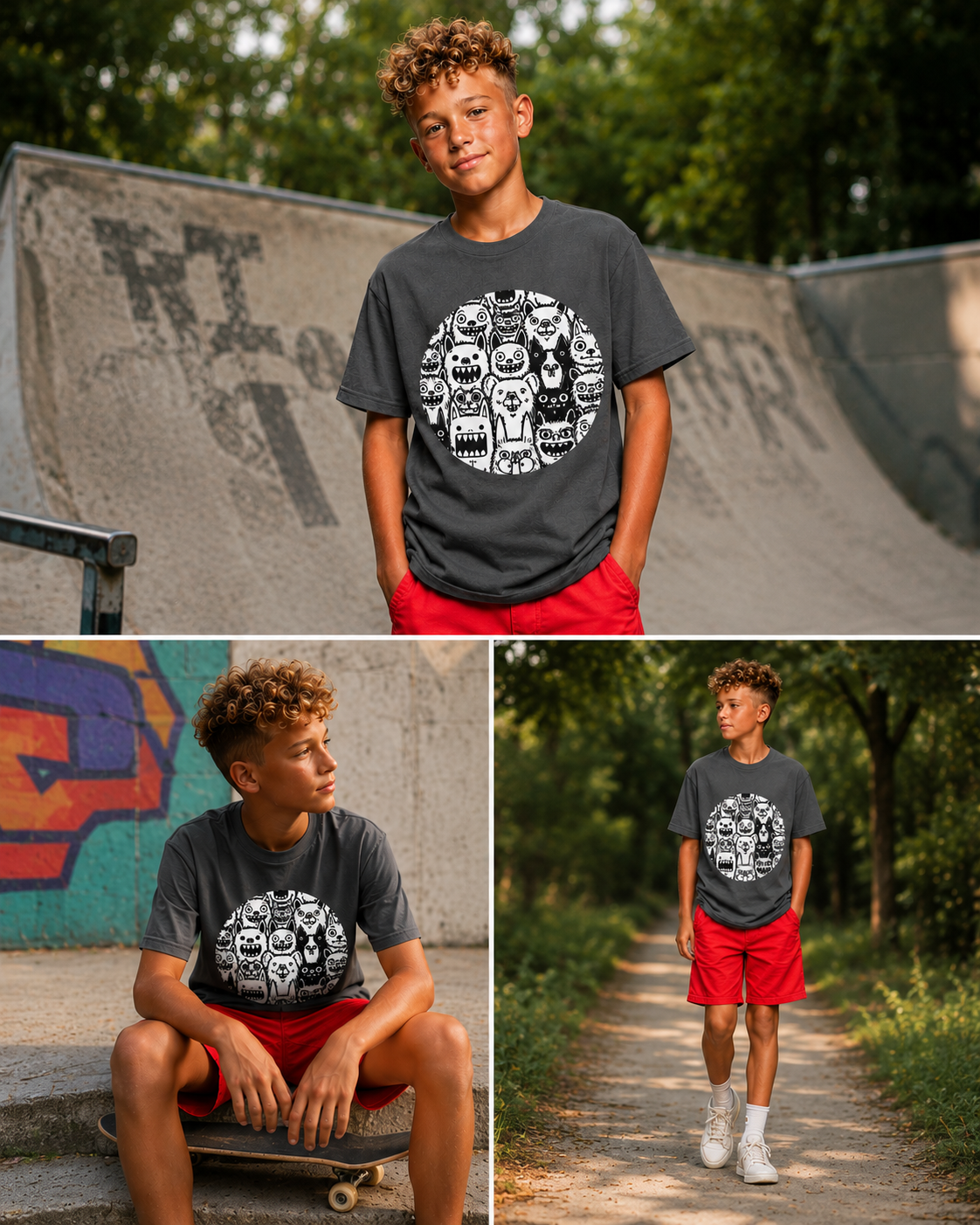 Monster Crowd Tee