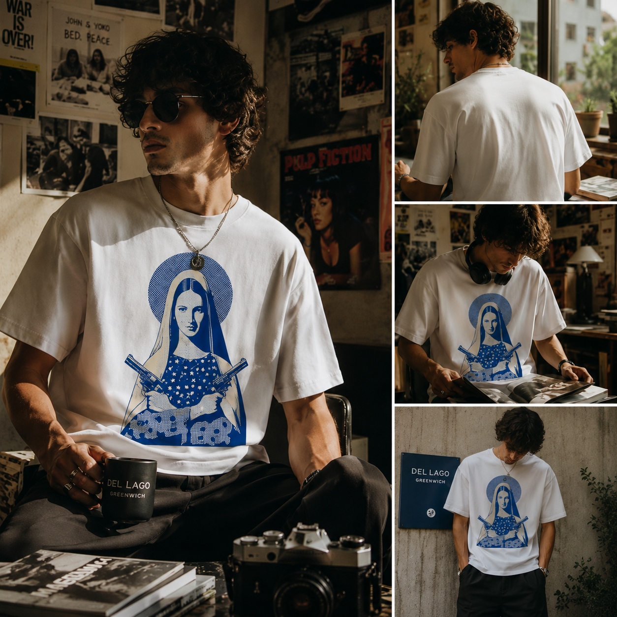 Vintage-inspired graphic t-shirt featuring western artwork blending outlaw spirit with timeless Americana style.