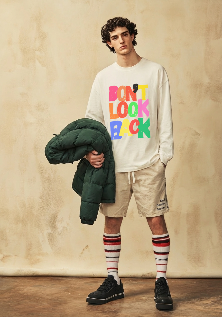 Don’t Look Back – Adult Long Sleeve Tee