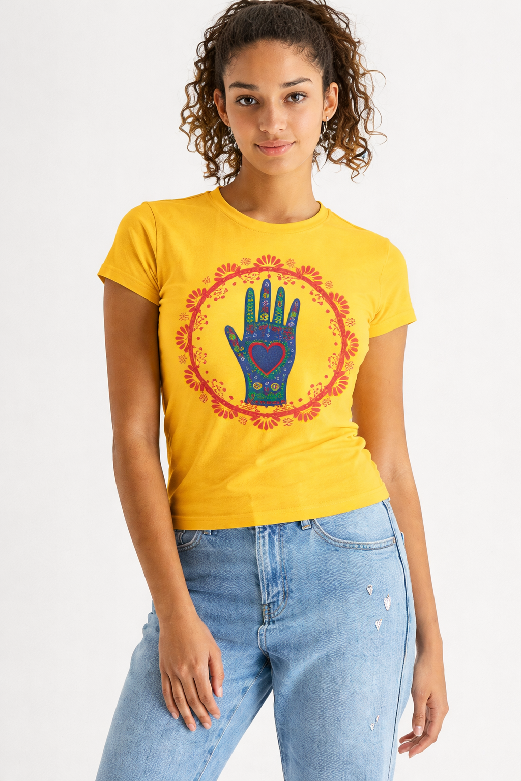 Sacred Heart Hand Graphic Tee