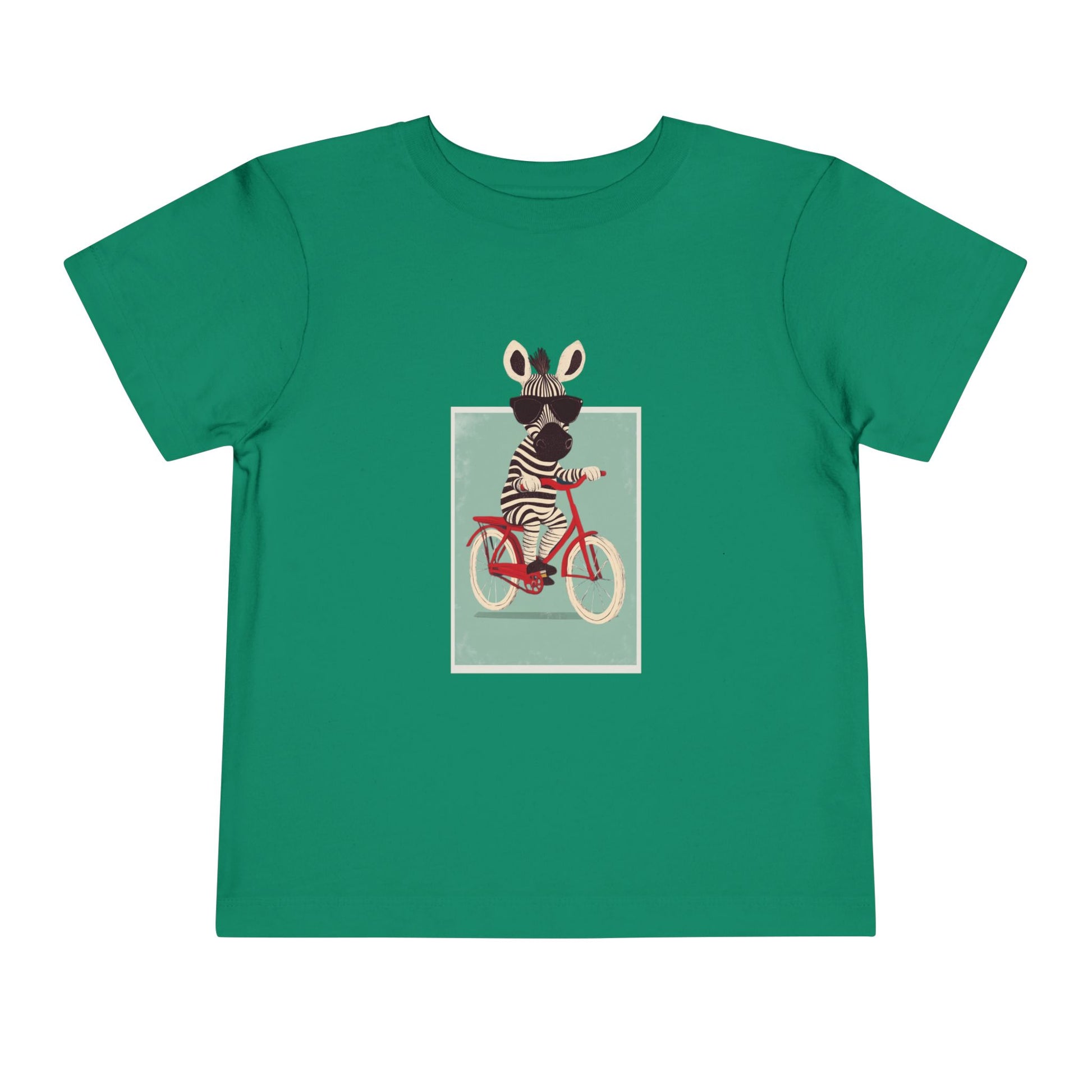 🚴‍♂️🦓 Whimsical Zebra on a Bike Toddler Tee image 9