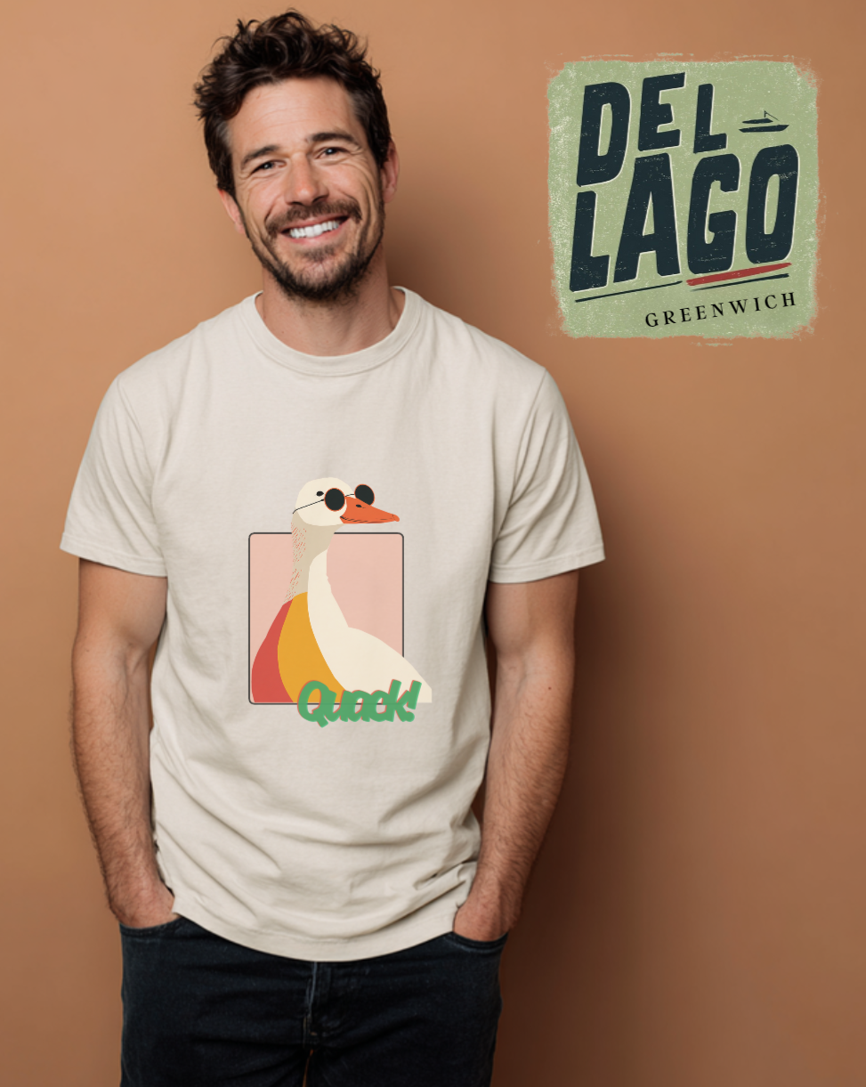 "Quack!" Quirky Duck Graphic Tee image 1