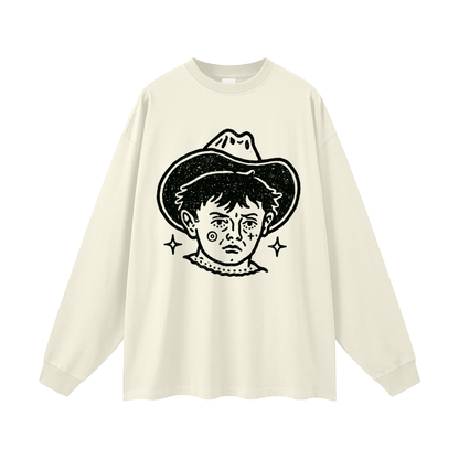 Cowboy Kid Graphic Long Sleeve T-Shirt