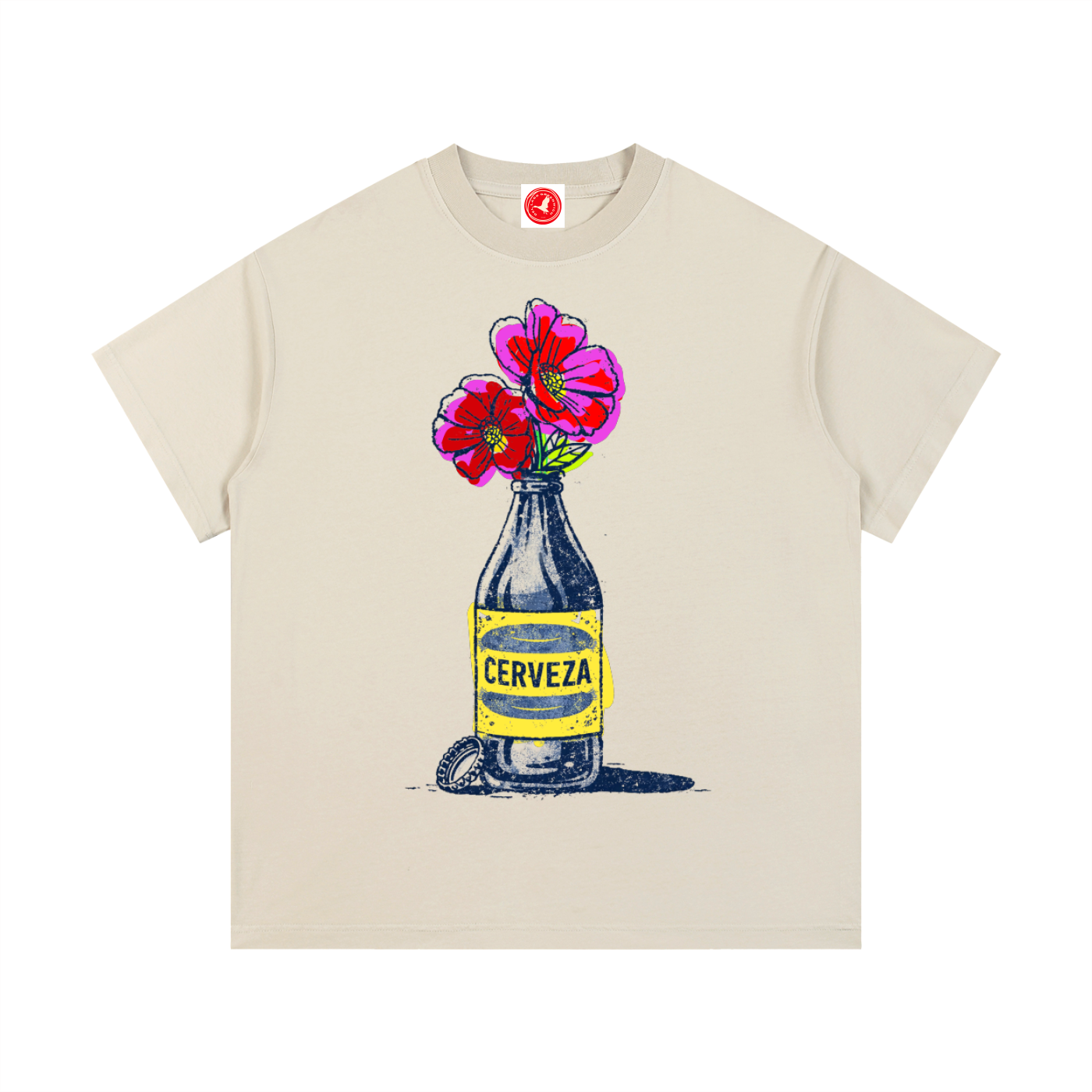 Cerveza Bloom Bottle Tee