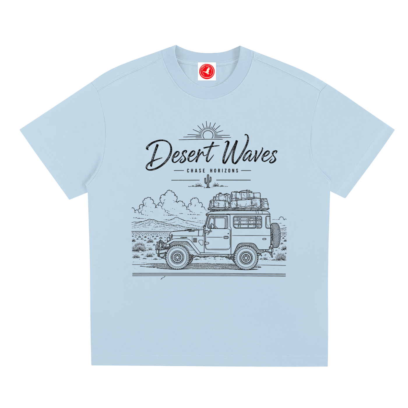 Desert Waves | Sorona Quick-Dry Cooling T-Shirt