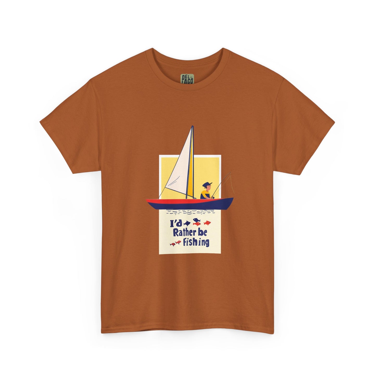 "I'd Rather Be Fishing" Unisex Cotton Tee - Perfect for Outdoors Enthusiasts image 13