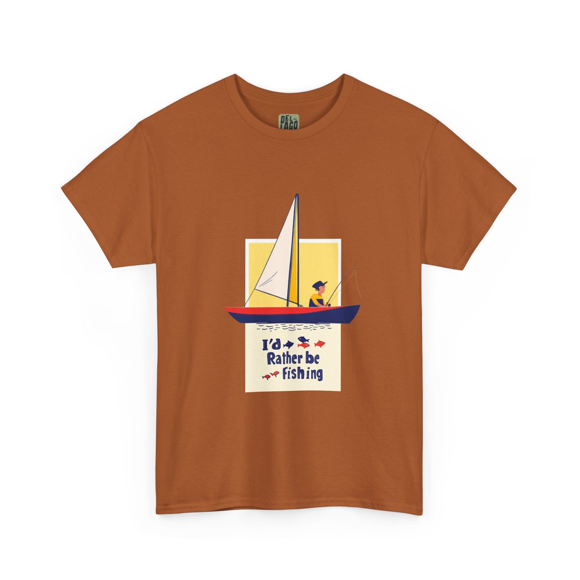 "I'd Rather Be Fishing" Unisex Cotton Tee - Perfect for Outdoors Enthusiasts image 13